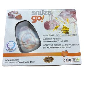 Snuza Go! Portable Baby Movement Monitor Safe Sleep Wearable Diaper Clip Open